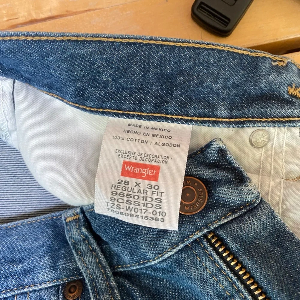 Vintage Wrangler Regular Fit Straight Leg Jeans - Picture 3 of 3